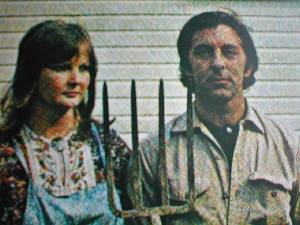 David & Janice on cover of American Gothic