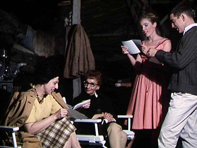 David and other cast members in a student movie at USC.