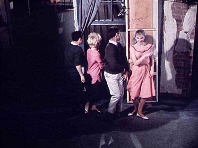 David and other cast members in a student movie at USC.