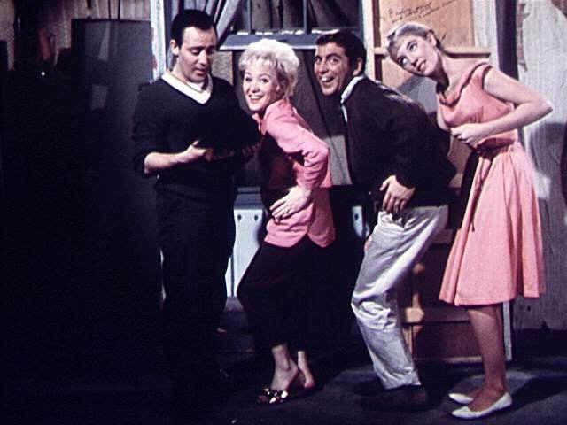 David and other cast members in a student movie at USC.