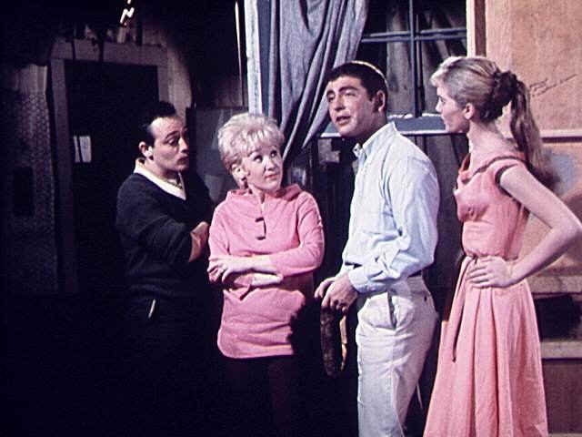 David and other cast members in a student movie at USC.