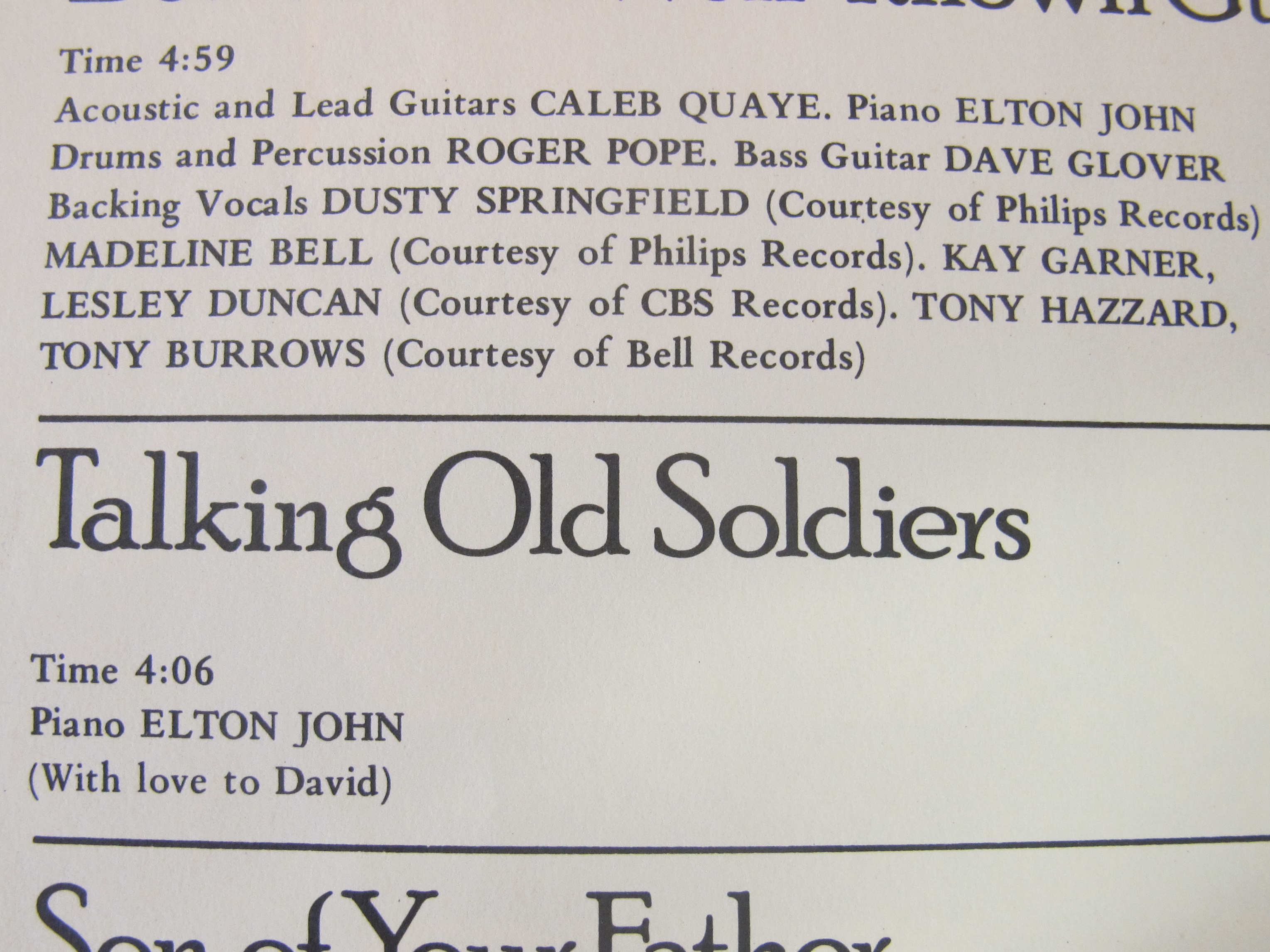 Talking Old Soldiers
