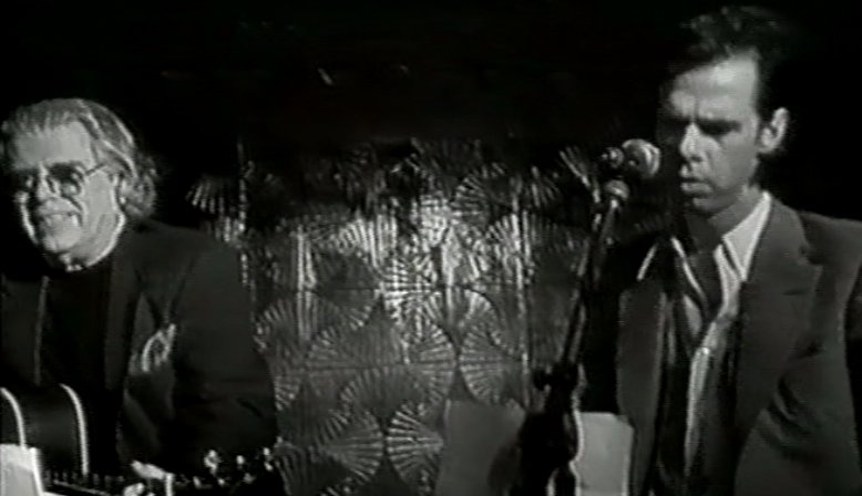 Tim performing alongside Nick Cave (taken from the film "Where Was I?" by Jacques Laureys)